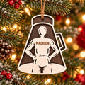 Cheer Megaphone Male Ornament