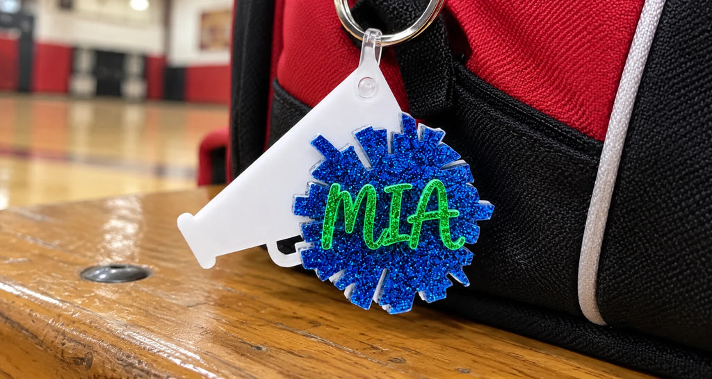 Cheer Pom Keychain