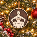 Cheerleader Name Ornament