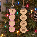 Circle Bead Name Ornament