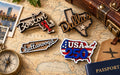 City/State Travel Magnet