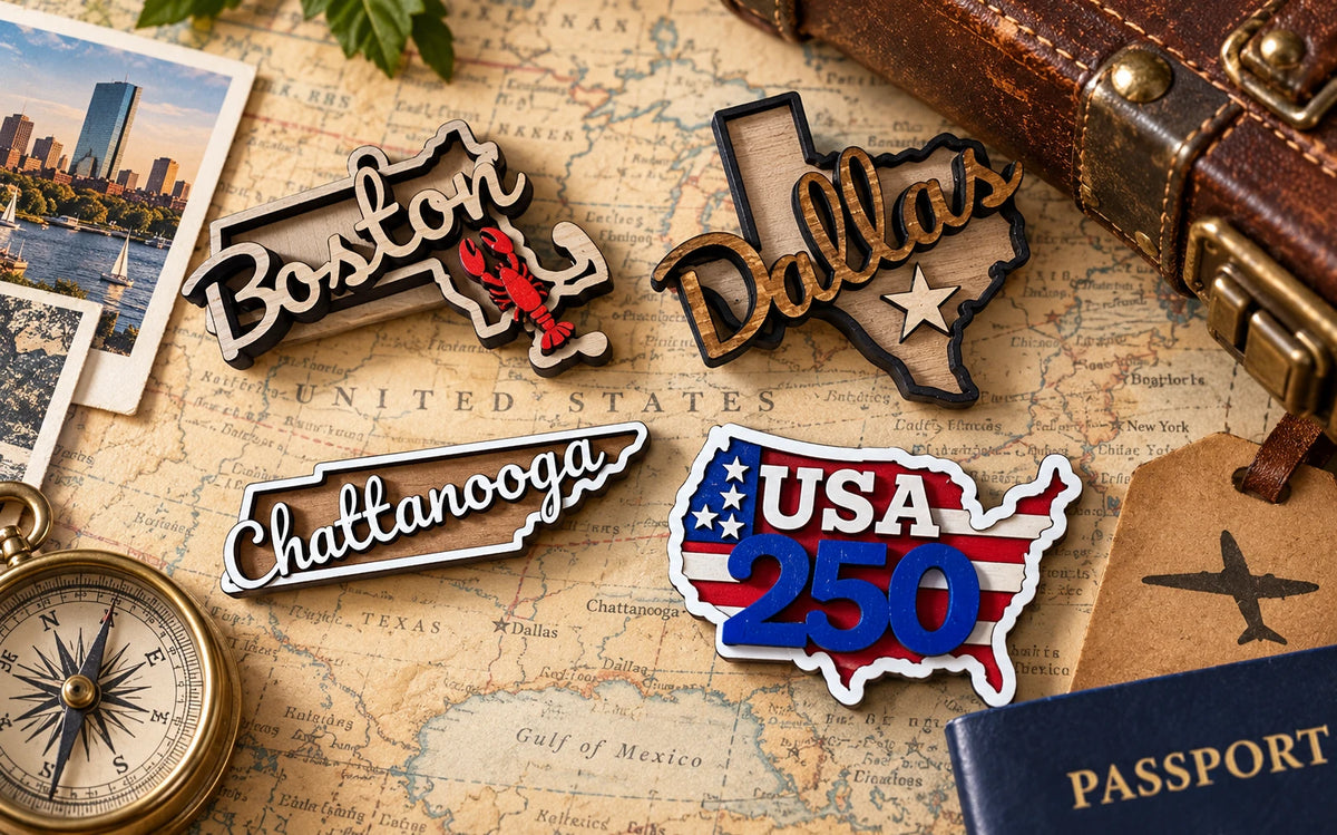 City/State Travel Magnet