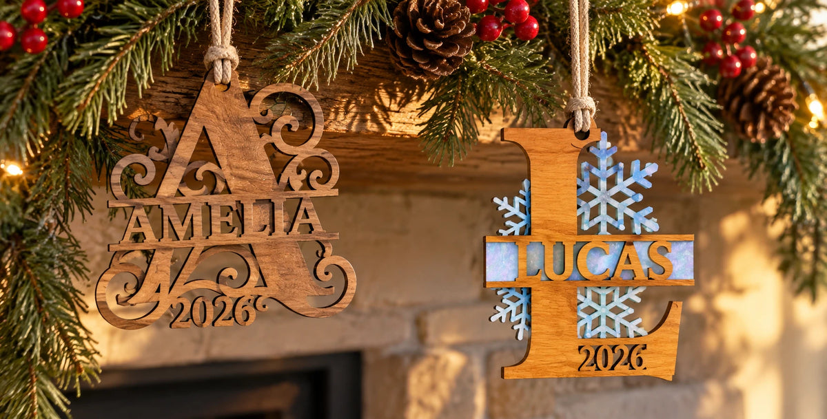 Decorative Monogram Letter Ornament