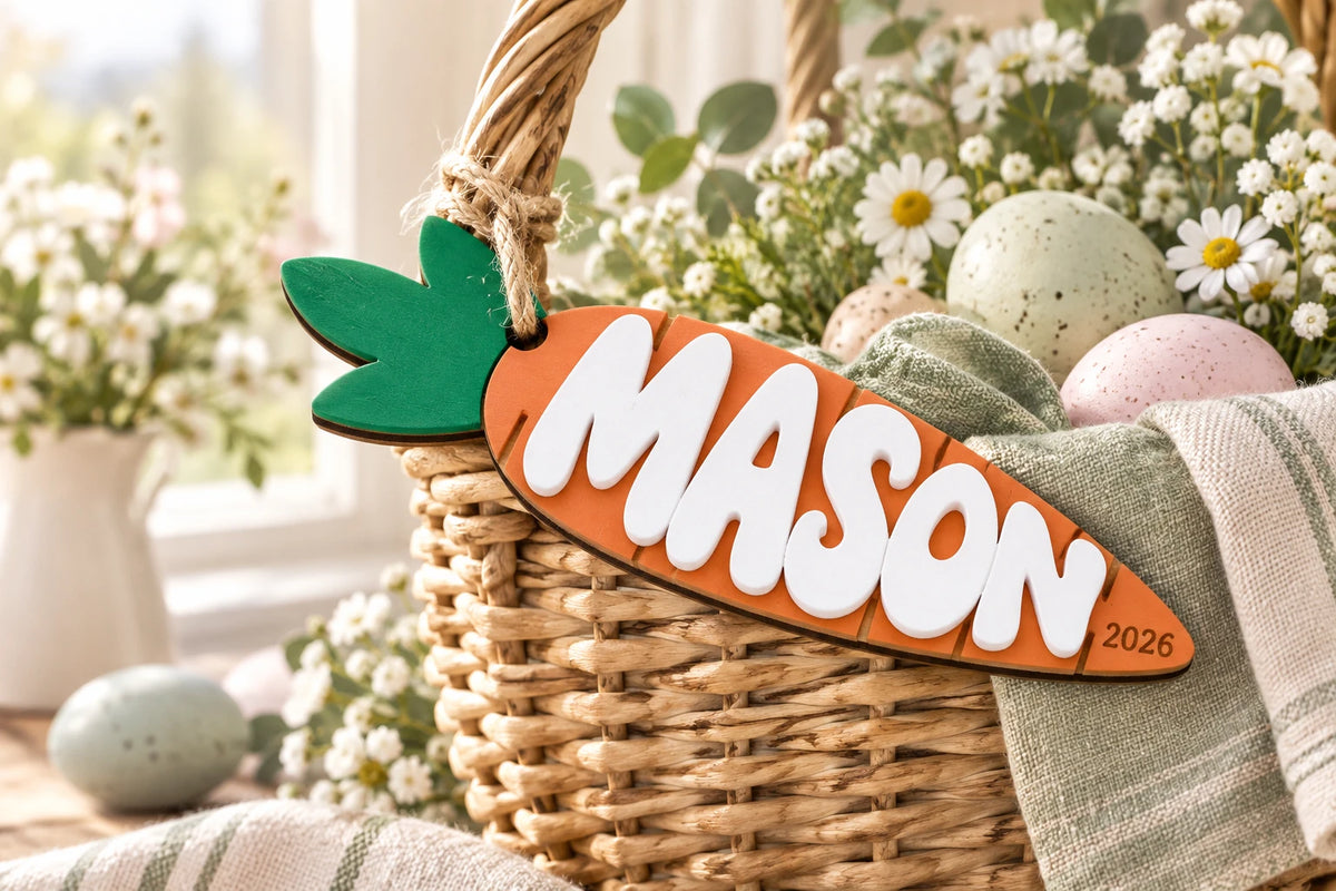 Easter Carrot Tag