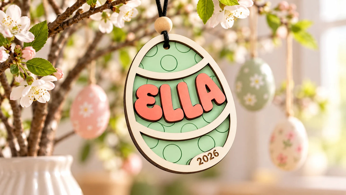 Easter Egg Name Ornament