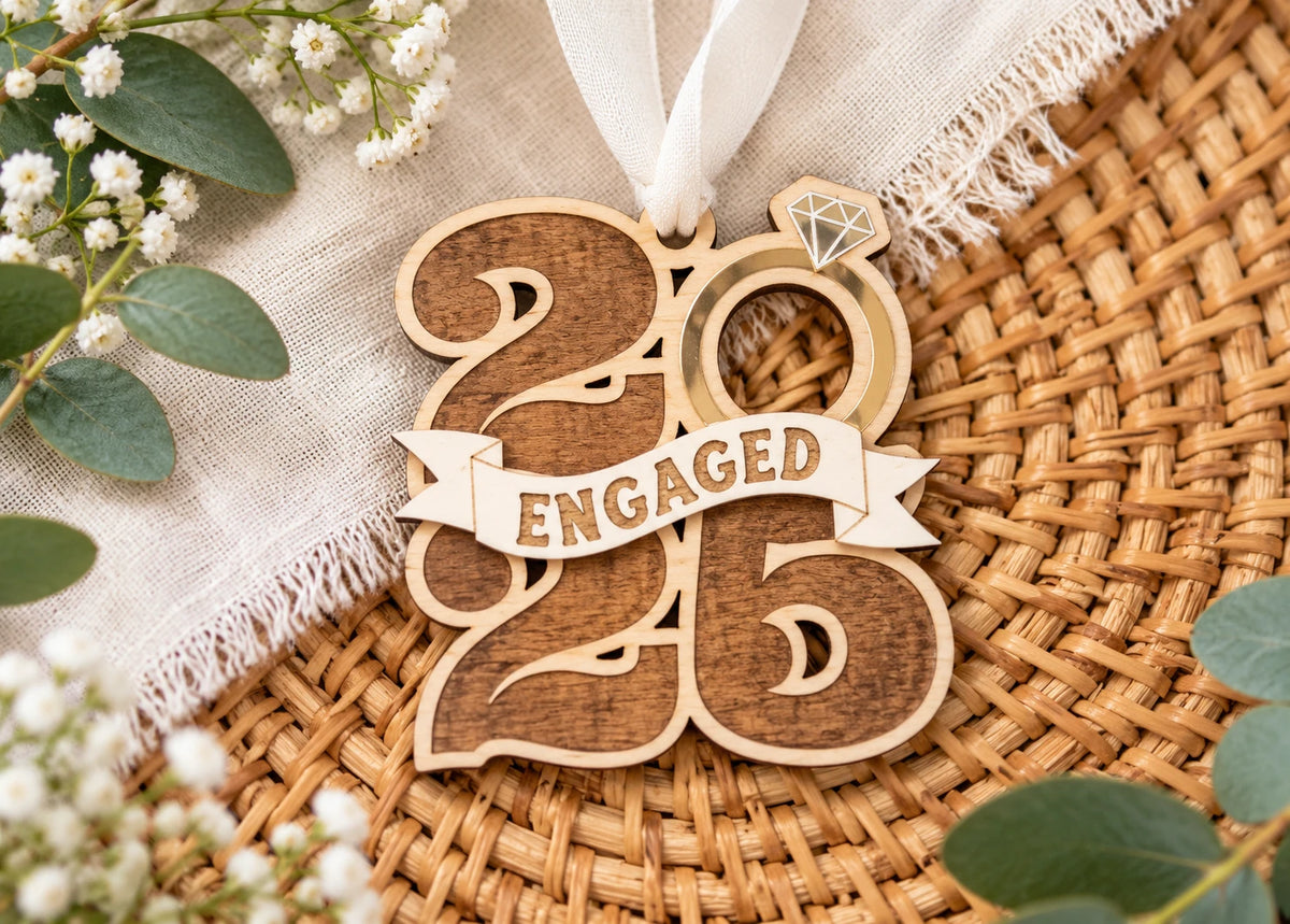 Engaged Numeral Ornament