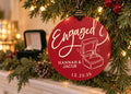 Engaged Ring Box Ornament