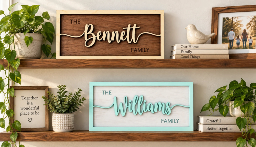 Family Name Wall Sign