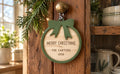 Family Wreath Circle Ornament
