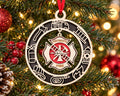 Firefighter Maltese Cross Charm Ornament