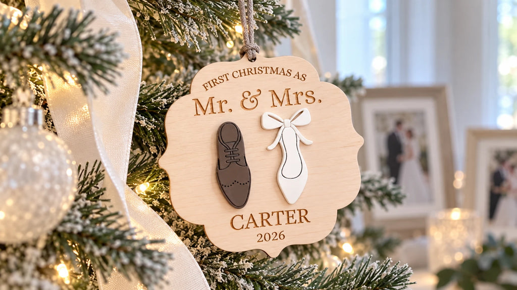 First Christmas as Mr. and Mrs. Ornament