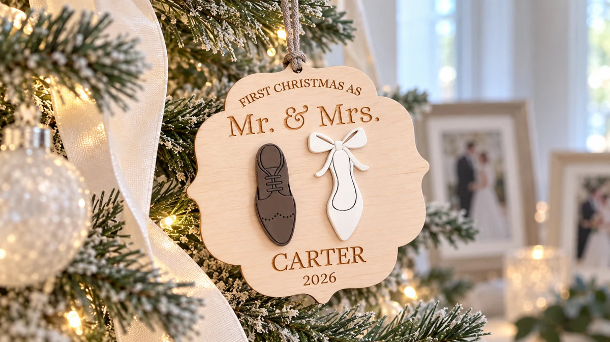 First Christmas as Mr. and Mrs. Ornament