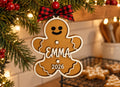 Gingerbread Man Name Ornament