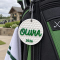 Golf Ball Name Keychain