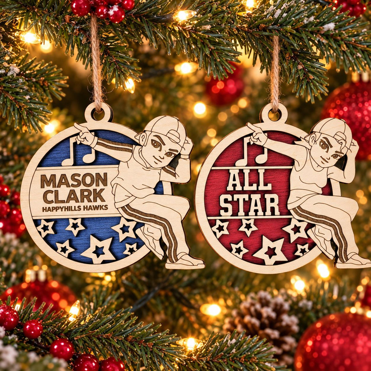 Hip Hop Dancer Ornament