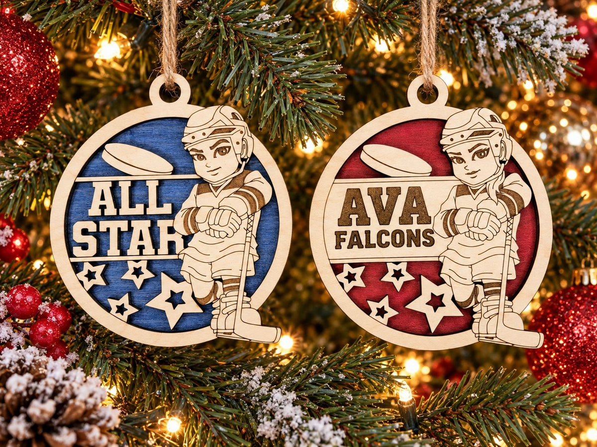 Ice Hockey Player Ornament