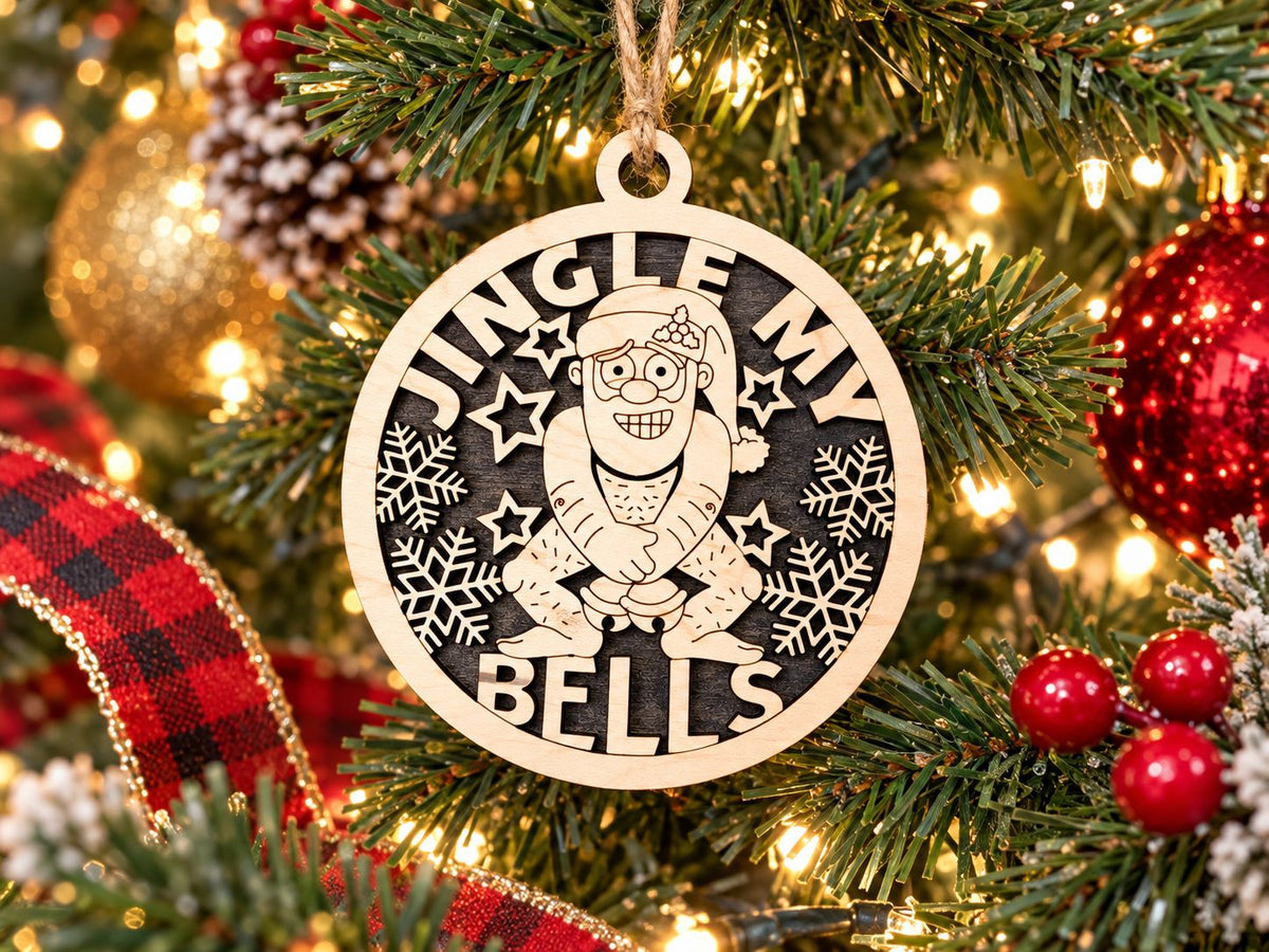 Jingle My Bells Santa Ornament
