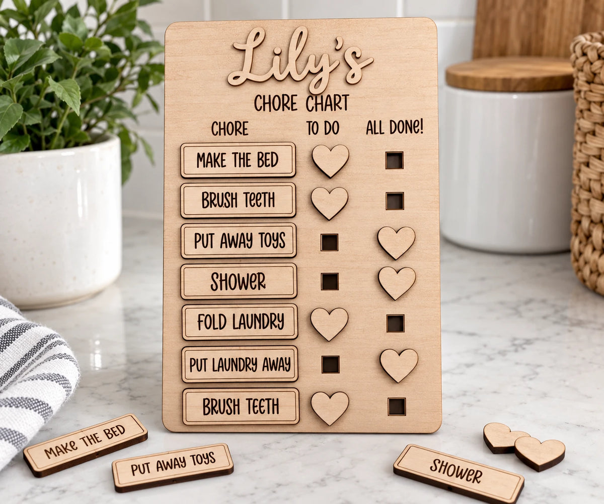 Kids Chore Chart Sign
