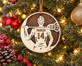Lacrosse Girl Name And Number Ornament