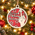 Merry F*cking Christmas Ornament