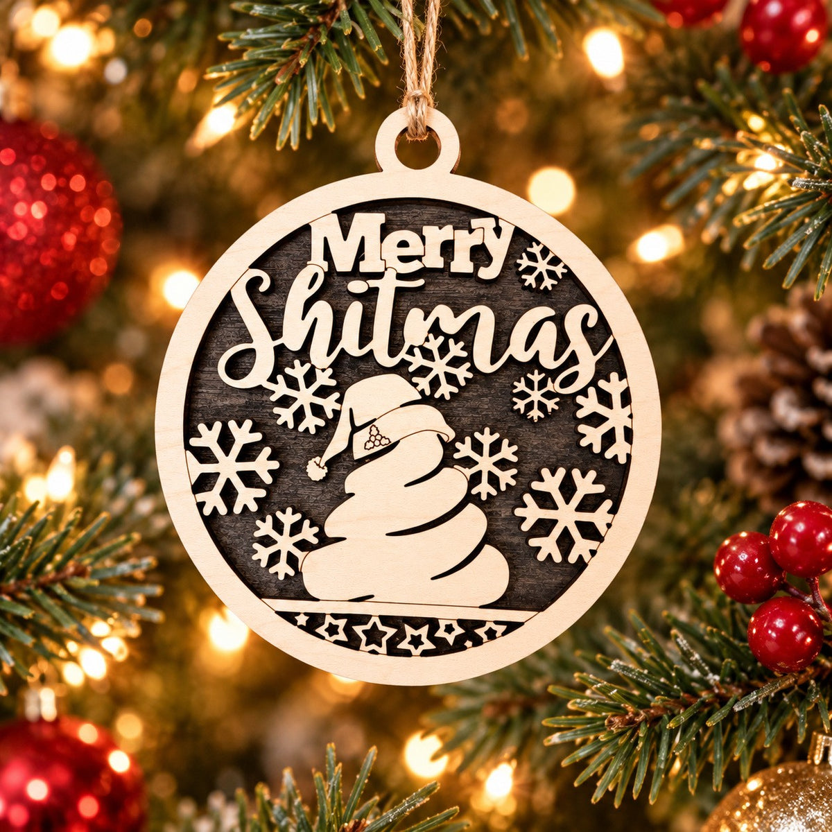 Merry Shitmas Ornament