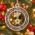 Military Star Medal Charm Ornament