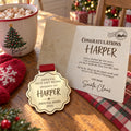 Nice List Medal & Card Set