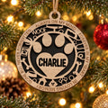 Pet Memorial Paw Heart Ornament