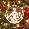 Pickleball Girl Ornament