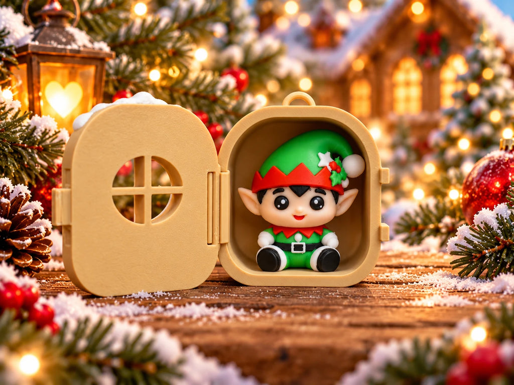 Elf Pocket Pal sitting inside his open case