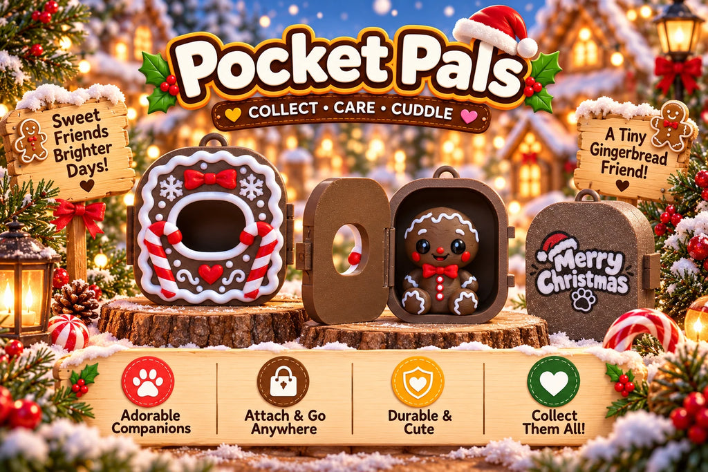 Pocket Pals Gingerbread Pocket Pal with carry case