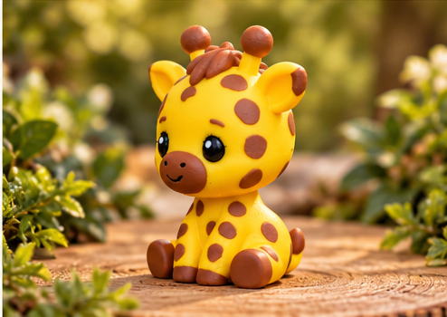 Giraffe Pocket Pal side view