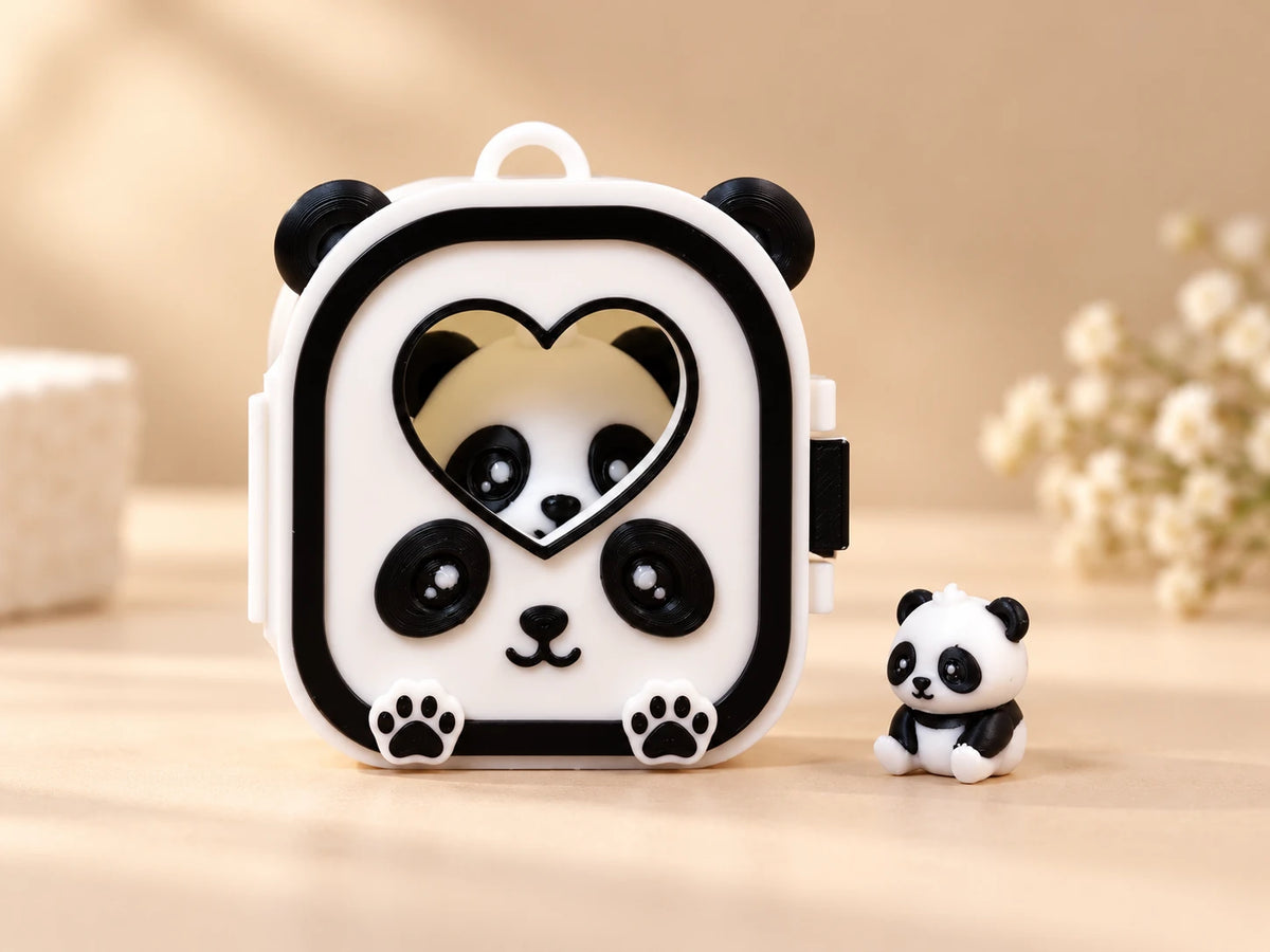 Panda Pocket Pal case with baby panda