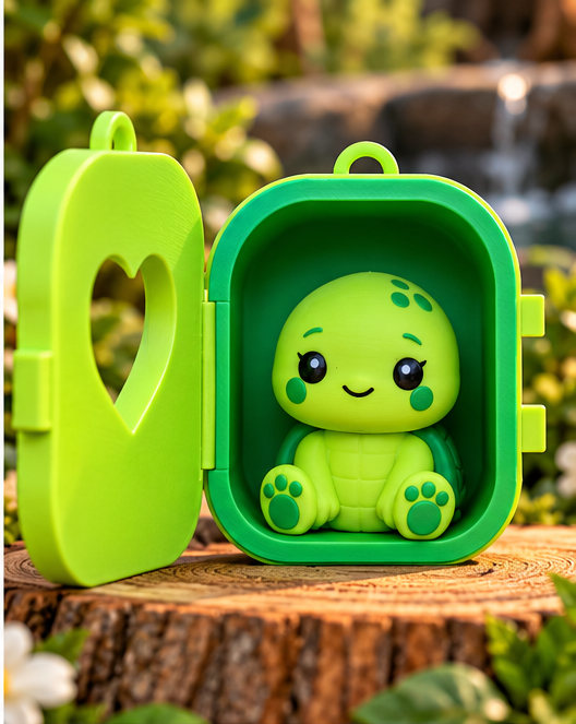 Turtle Pocket Pal in open case