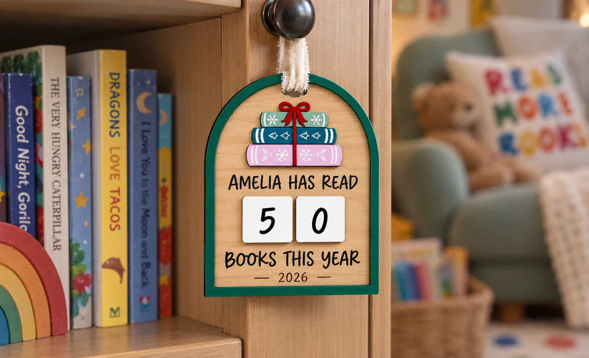 Reading Tracker Sign