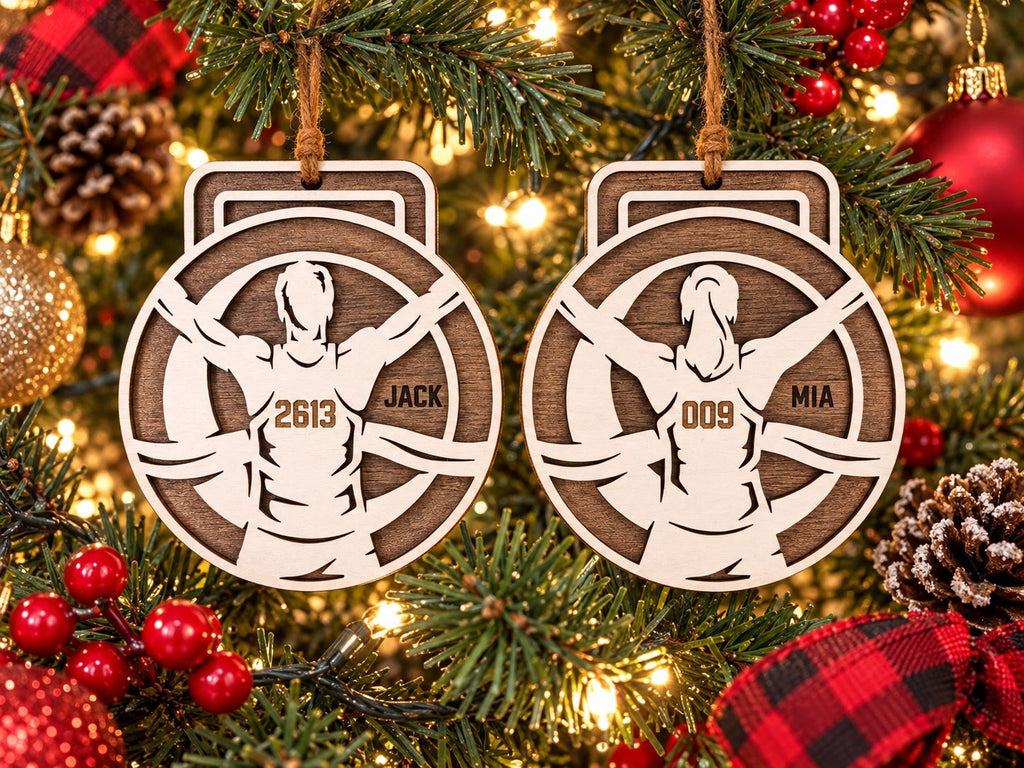 Runner Medal Ornament, no year