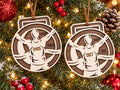 Runner Medal Ornament (Year Beside Head)