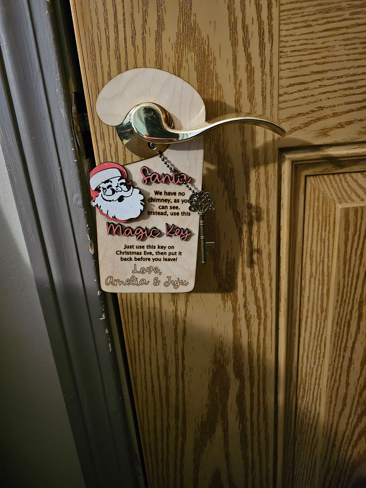 Santa Magic Key Door Hanger