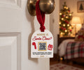 Santa Tracker QR Door Hanger