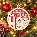 Santa's Favorite Ho Ornament