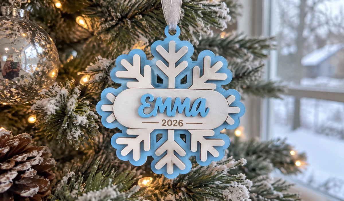 Snowflake Name Ornament