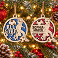 Soccer Player Ornament, boy and girl