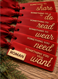 Something to gift tag set
