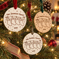 Family Stocking Clothesline Ornament