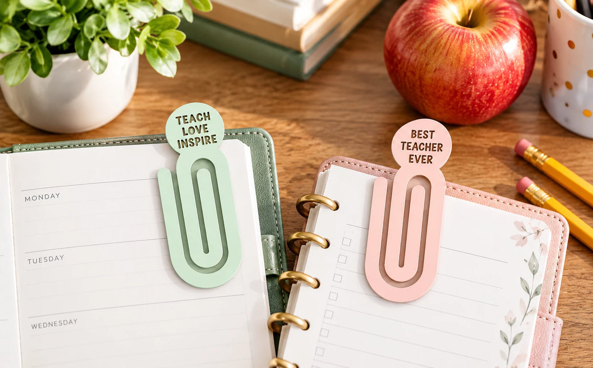 Teacher Appreciation Paperclip Bookmark