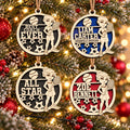 Tennis Player Ornament, boy and girl