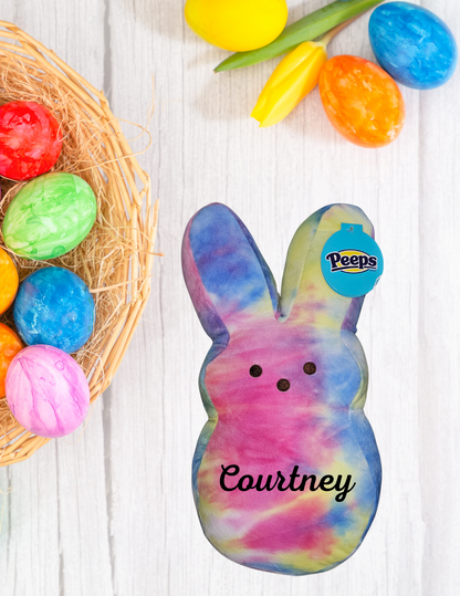 Personalized stuffed 15" Peeps for Easter