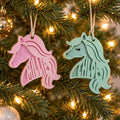 Unicorn/Pony Head Name Ornament