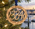 Zip Code Ring Ornament