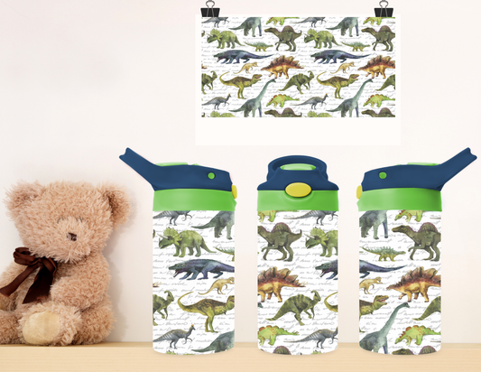 Hand drawn Dinosaur Kids Tumbler